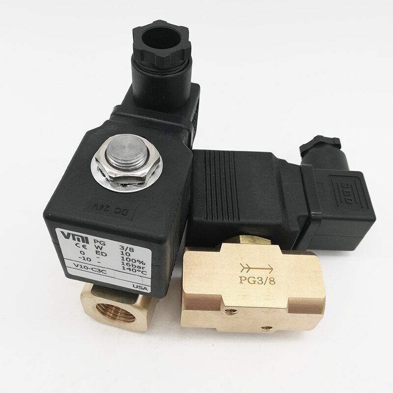 V10-C3C 220vac grande diâmetro válvula solenóide em dois sentidos vmi pg 3/8 válvula solenóide para o granulador gêmeo do parafuso