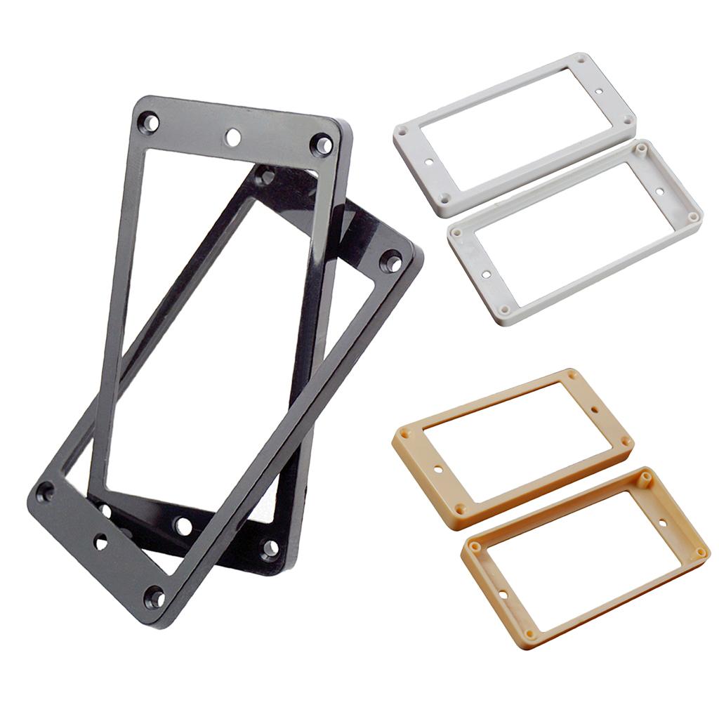 Pack of 2 Plastic Humbucker Pickup Mounting Rings 7x8.5mm for Electric Guitar Parts