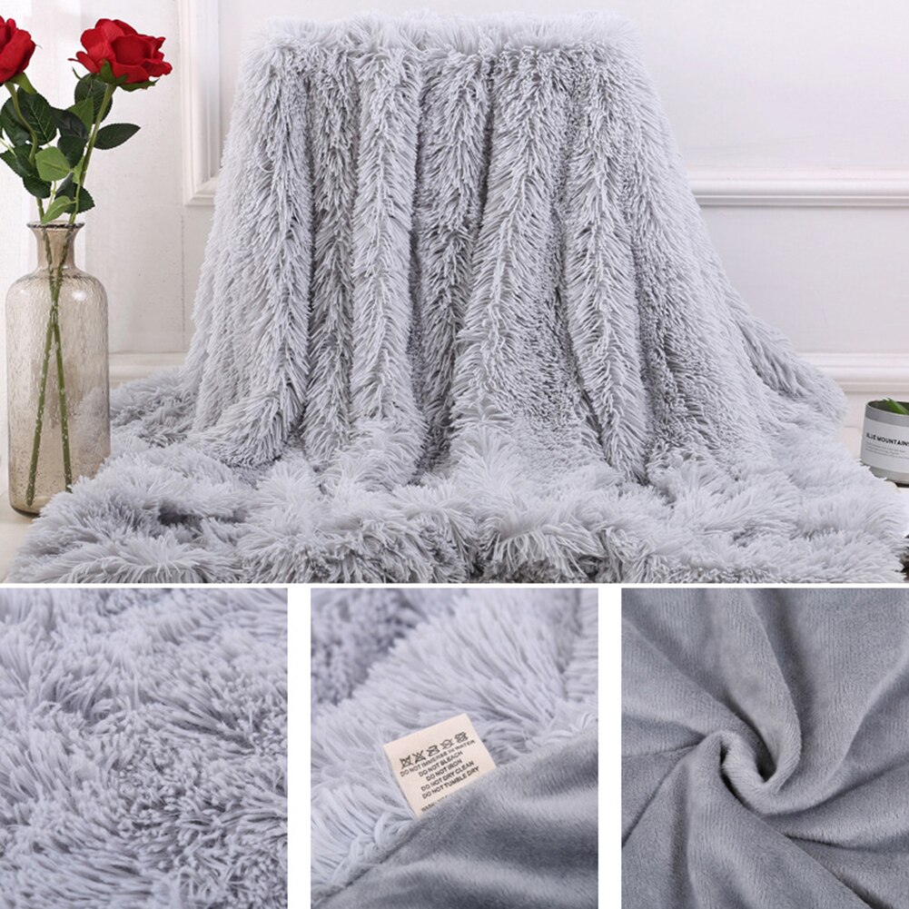 80x120cm Weichen, Flauschigen zottelig Warme Bett Sofa Bettdecke Bettwäsche Blatt Decke