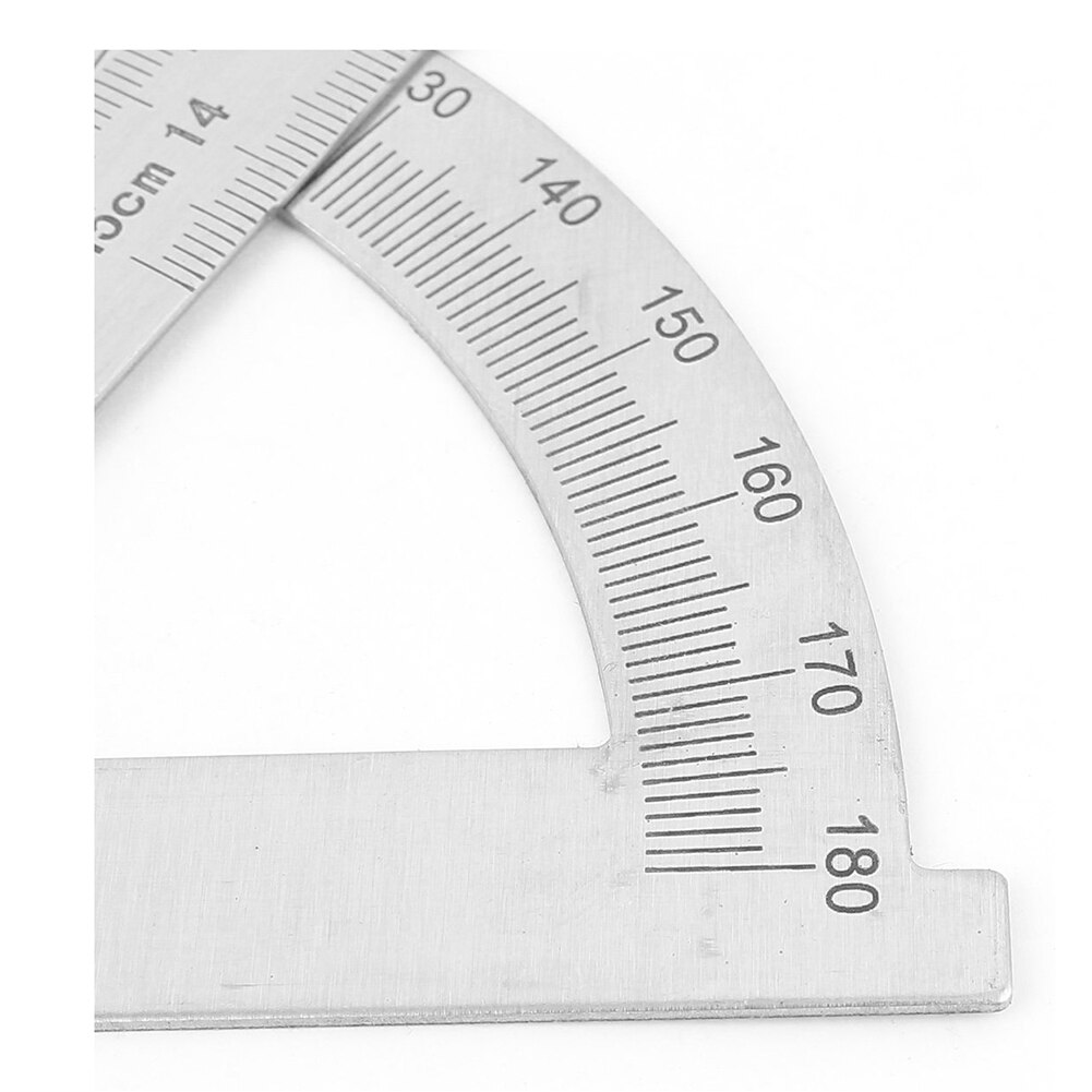 Carpenter Architect Stainless Steel Rotary Protractor Angle Ruler