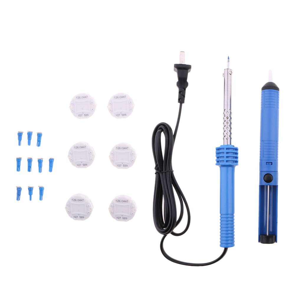 1 Set Stepper Motor X27 589 Speedometer Cluster Soldering Iron LED Light Kit