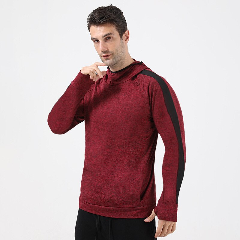 Cugoao masculino esportes casual wear moda inverno quente plush sweatshirts de manga longa hoodies moda aptidão esportiva topos