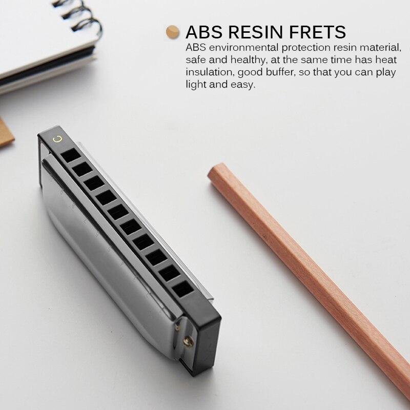 Armonica Blues Easttop T008K - 20 Toni Professionali Per Principianti E Musicisti (Chiave Di Do) - Foto 2