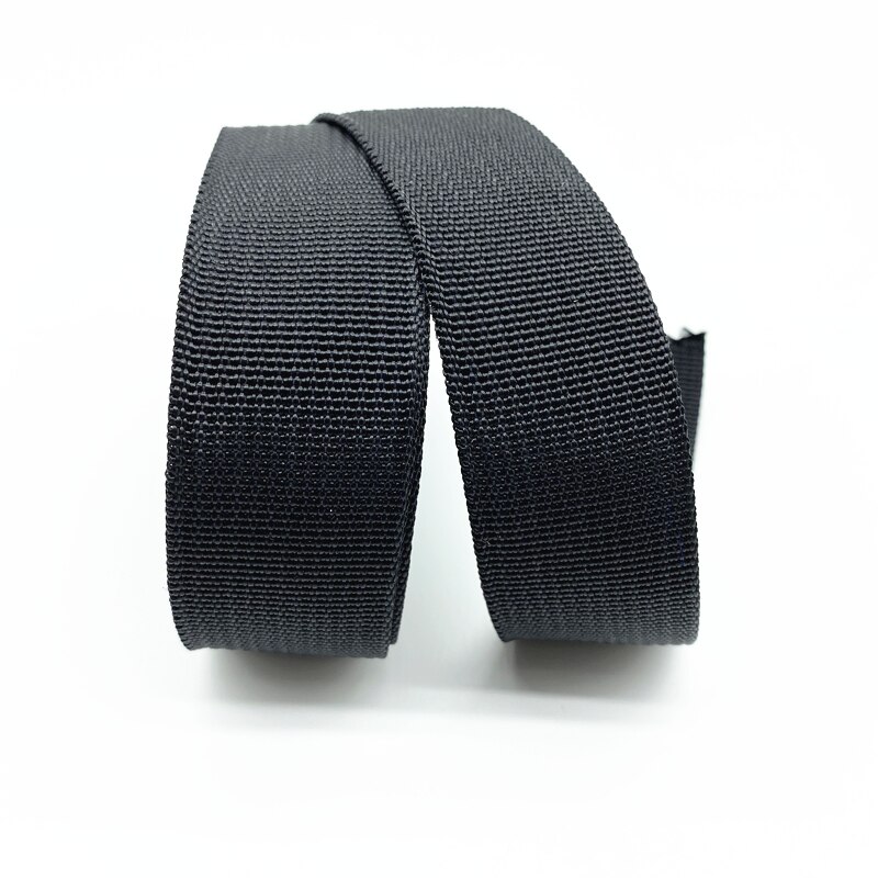 5 jardów 30mm płótno wstążka saszetka na pasek taśma nylonowa taśma Pet taśma plecakowa taśma szyta torba akcesoria do paska # RoLi: Black