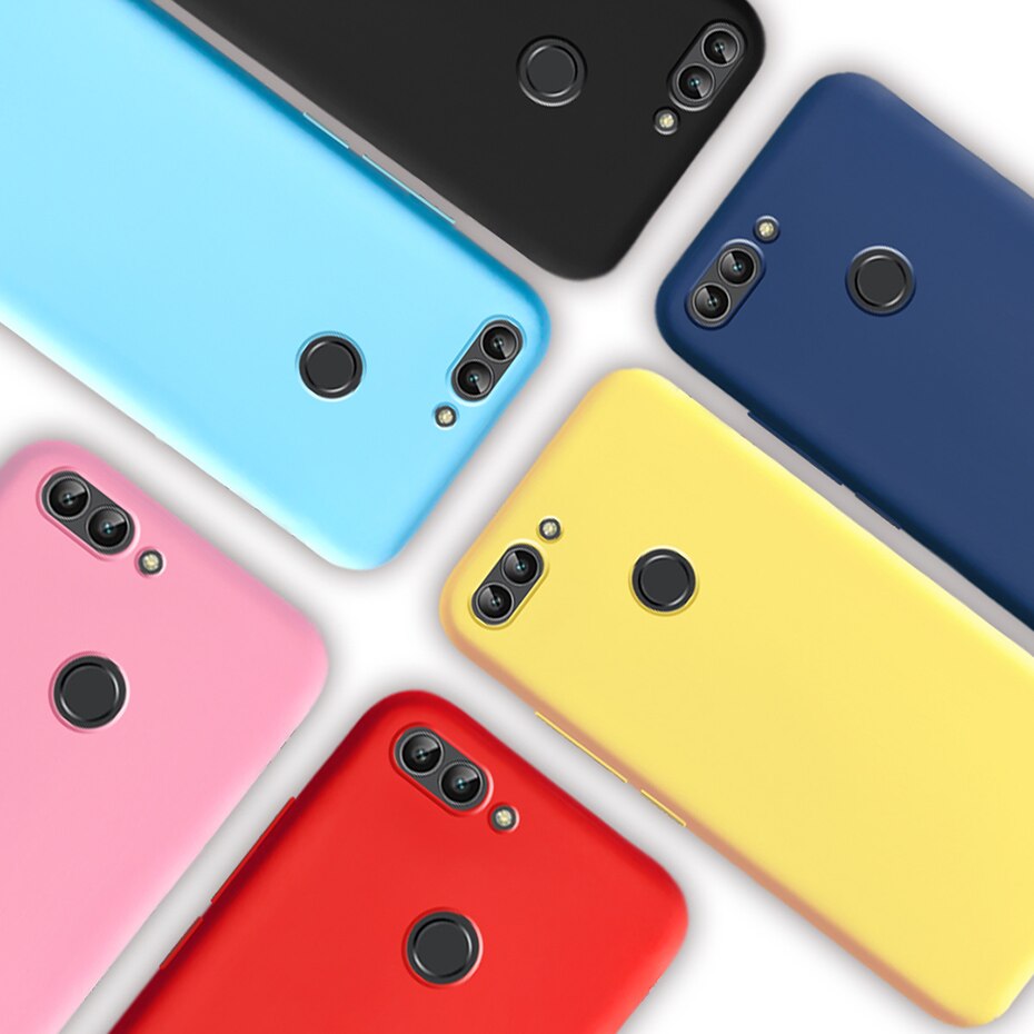 Pour Huawei P Smart étuis Silicone souple Coque arrière pour Funda Huawei P étui intelligent Coque FIG-LX1 Psmart étui de téléphone