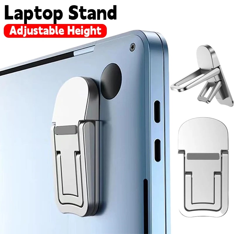 Tragbarer Laptop-Ständer, Computer-Tastatur-Steigleitung-Aufzug, selbstklebend, faltbar, unsichtbar, Notizbuch-Zubehör, höhenverstellbarer Ständer