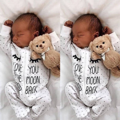 UNS Lager Neugeborenen Baby Junge Mädchen Baumwolle Mit Kapuze Romper Overall Warme Kleidung Outfit