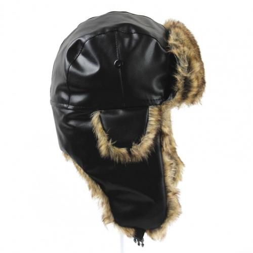 Leren pet Heren Outdoor Leren Hoed Winter Baretten Mannelijke Warme
