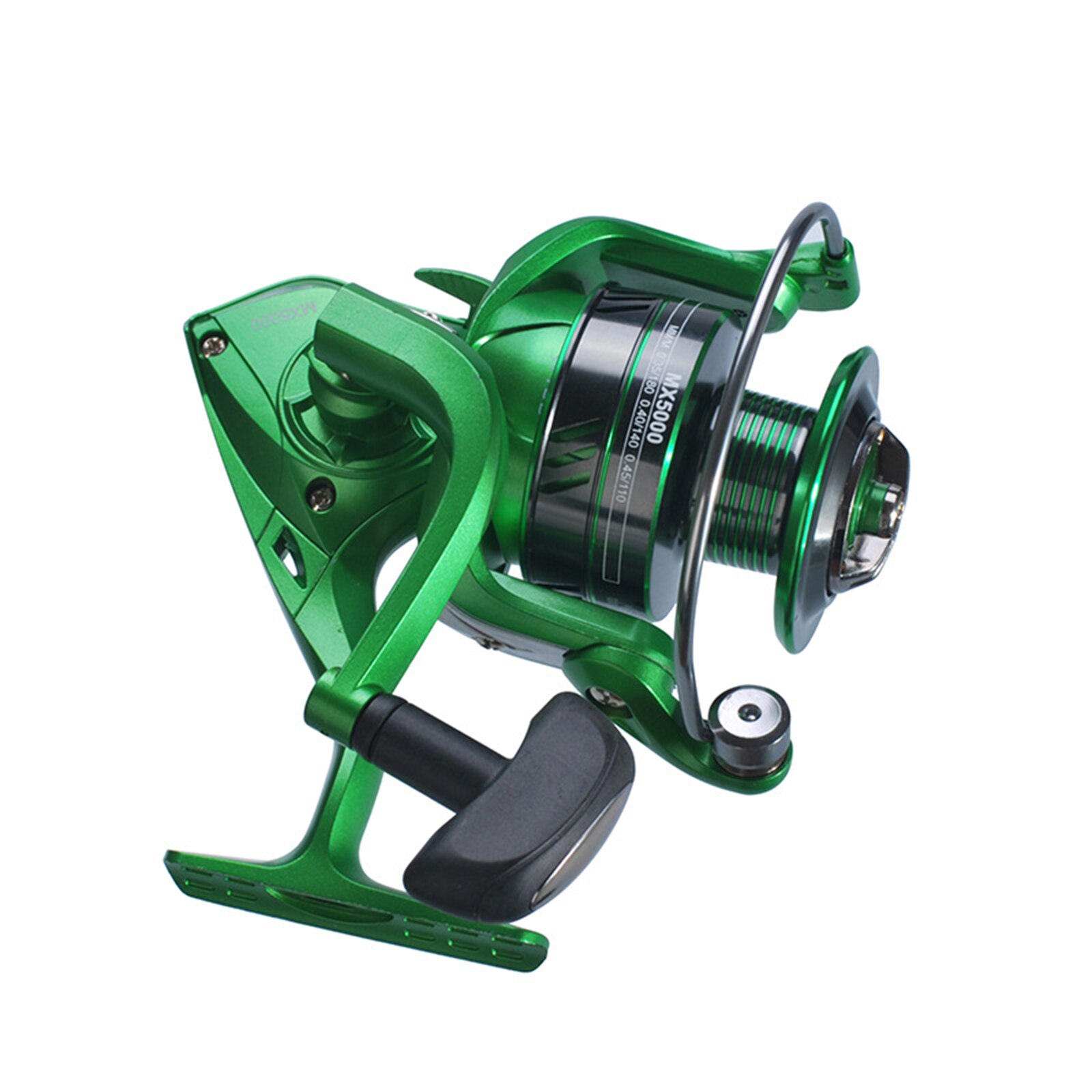 Newest Green Spinning Fishing Reel, 5.2:1/ 4.7:1 High Speed Fishing Reel Lightweight Smooth Fishing Accessory