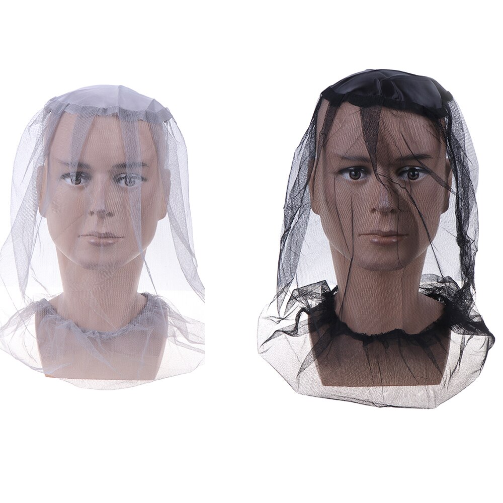 Fabric 45*45cm Midge Mosquito Insect Hat Bug Mesh Head Net Face Protector