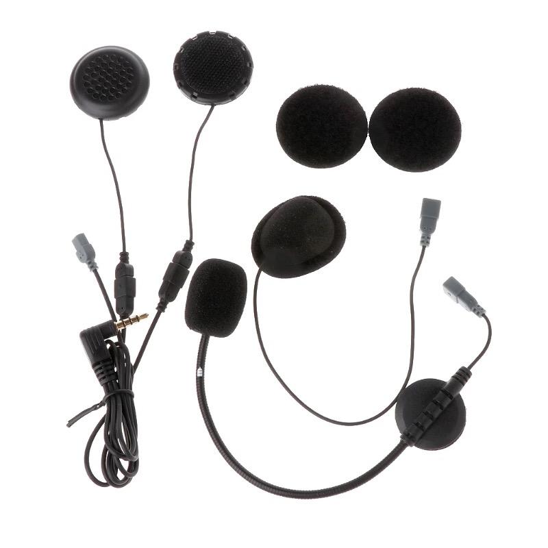 EJEAS E6 intercomunicador para casco de motocicleta oreja altavoz auriculares micrófono Bluetooth altavoz Clip accesorios para E6 E6 más intercomunicador: Mic Headset Kit