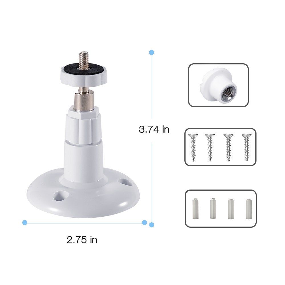 1/2/3 Packs Mount Bracket for Blink XT Camera Security Camera System Weatherproof 360 Degree Protective Adjustable Mount