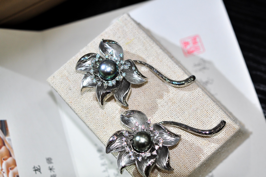 Parel Broche Fijne Sieraden Gold Filled 8-9Mm Natuur Zee Water Tahiti Parel Broche Voor Vrouwen Fijne Verjaardag cadeautjes