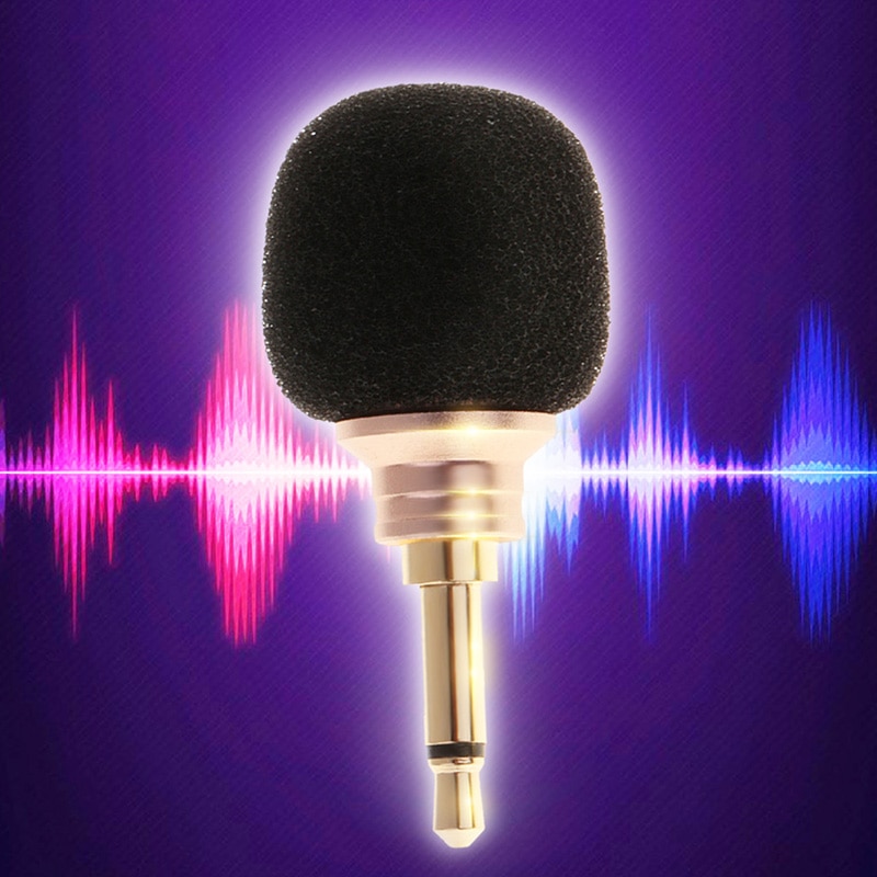 Mini 3.5mm Jack Microphone Mic For Cellphone Smartphone Mobile for iPad Phone Recording Unidirectional microphones for Laptop