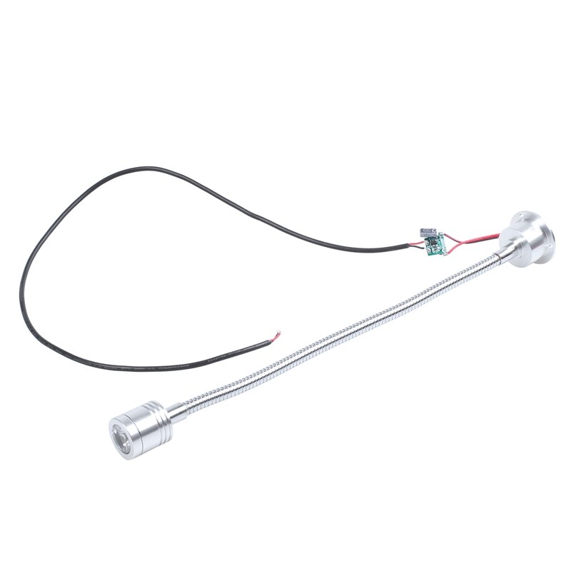 3W Dc 12V-24V Flexibele Led Spot Lamp Kantoor Lamp, Wit