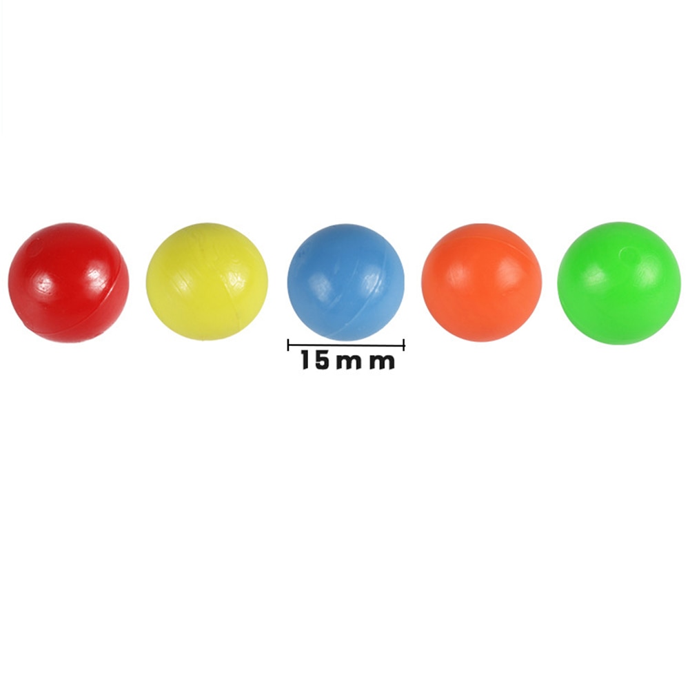 100 stk 15mm børn tæller solide bolde legetøjsskole matematik undervisningshjælpemidler