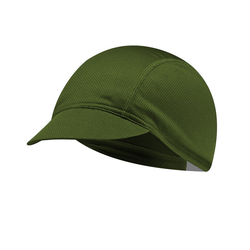 Snel Droog Helm Fietsen Cap Uv Anti-Zweet Sport Hoed Motorfiets Fietsen Fiets Hoed Unisex inner Cap: CA001-Green