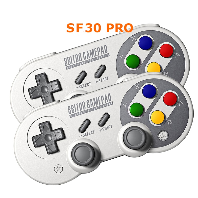 8bitdo – manette de jeu SN/SF30 Pro sans fil Bluetooth, avec vibrations, Joystick, contrôleur pour Nintendo Switch, Windows/MacOS/Android