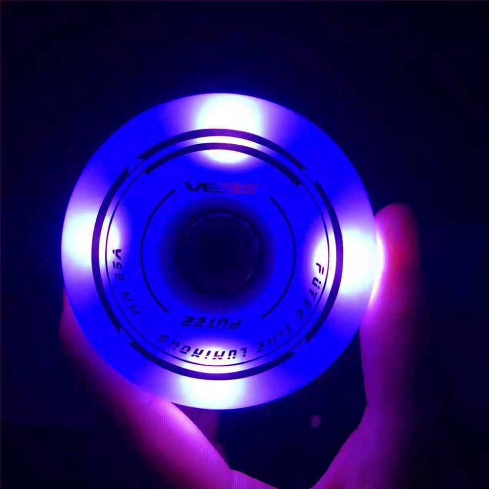 SEBA PUYEE-Rueda de patinaje LED brillante, 8 unidades, Original, 85A, 80mm