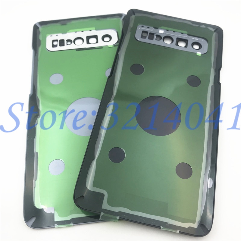 Para samsung galaxy s10 5g g977 g977f 5g versão da bateria capa traseira de vidro traseiro com lente da câmera