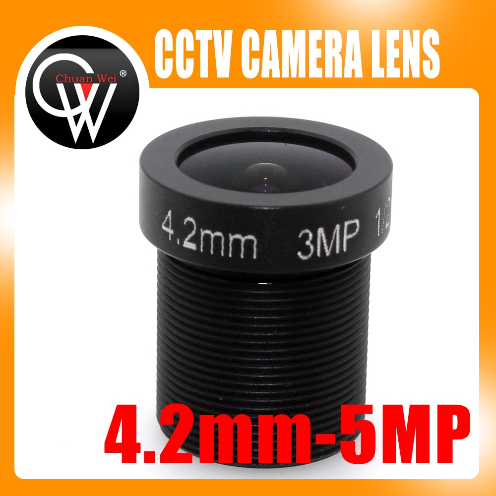 3MP 4.2mm lens 1/2. 5 "HD Vaste Iris M12 MTV IR Board CCTV Lens voor Security IP Camera cctv camera