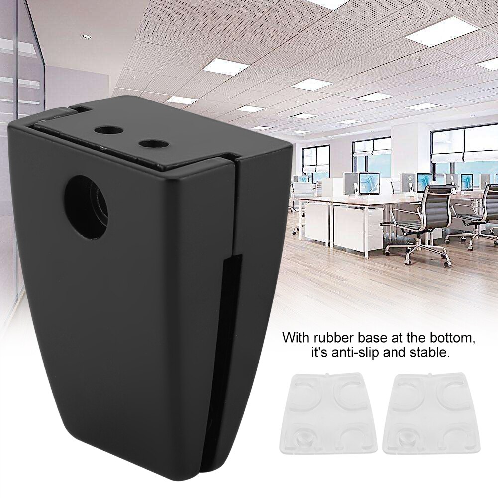 Aluminum Alloy Glass Clip Clamp Bracket Holder Window Board Office Desk Glass Screen Folder Clip For Glass Thickness 5-20mm