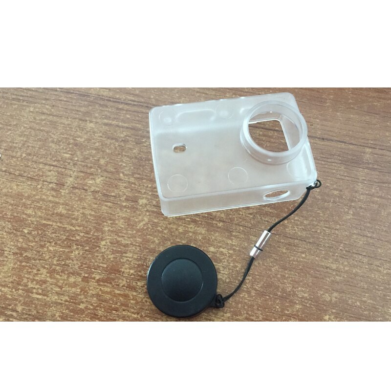 Waterproof Protective shell Transparent Ultrathin Case With Lens Cap Cover For Xiaomi Yi 4K Action Camera 2 II Accessories