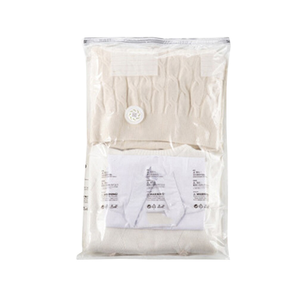 Vakuum Kompression Beutel Kleidung Lagerung Vakuum Tasche platzsparende Garderobe Organizer transparent SNO88
