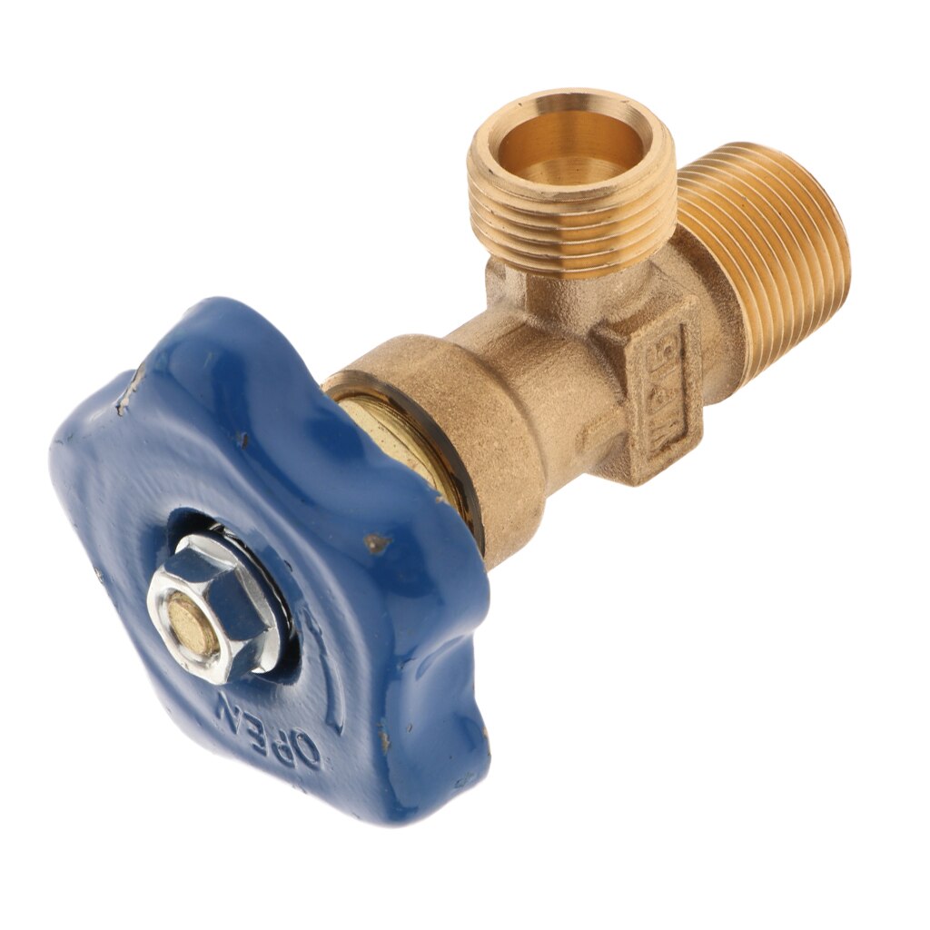 WP-15 Argon Gas Inert Gas Cylinder Valve Inert Gas Tank Valve Blue+Golden