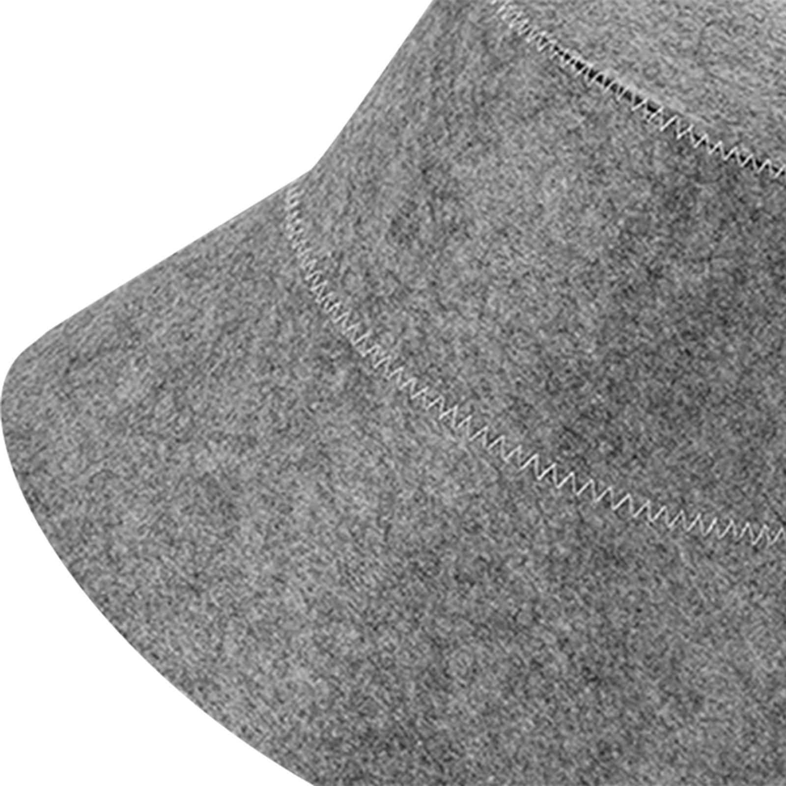 Sauna Felt Cap Bath Hat Sauna Hat Diameter 15.5cm Durable Good Water Absorption Hand Wash Recommended Portable for Men Women