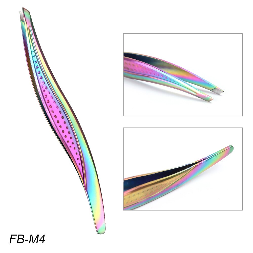 1 Pc Professionele Wenkbrauw Pincet Schaar Gezicht Haar Dode Huid Puller Wimper Extension Clips Makeup Manicure Gereedschap NFFBM1-5: FB-M3