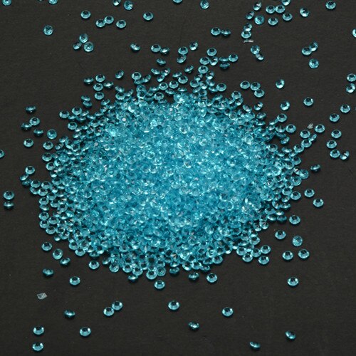 5000PCS 4.5mm Wedding Decoration Crafts Diamond Confetti Table Scatters Crystal Centerpiece Events Party Festive Supplies: sky blue