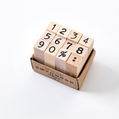 Arabische Cijfers Vintage Schrijfmachine Letters Van Alfabet Houten Stempel Set Hobby Diy Craft 9 Patronen Beschikbaar: 3  12pcs 1x1cm