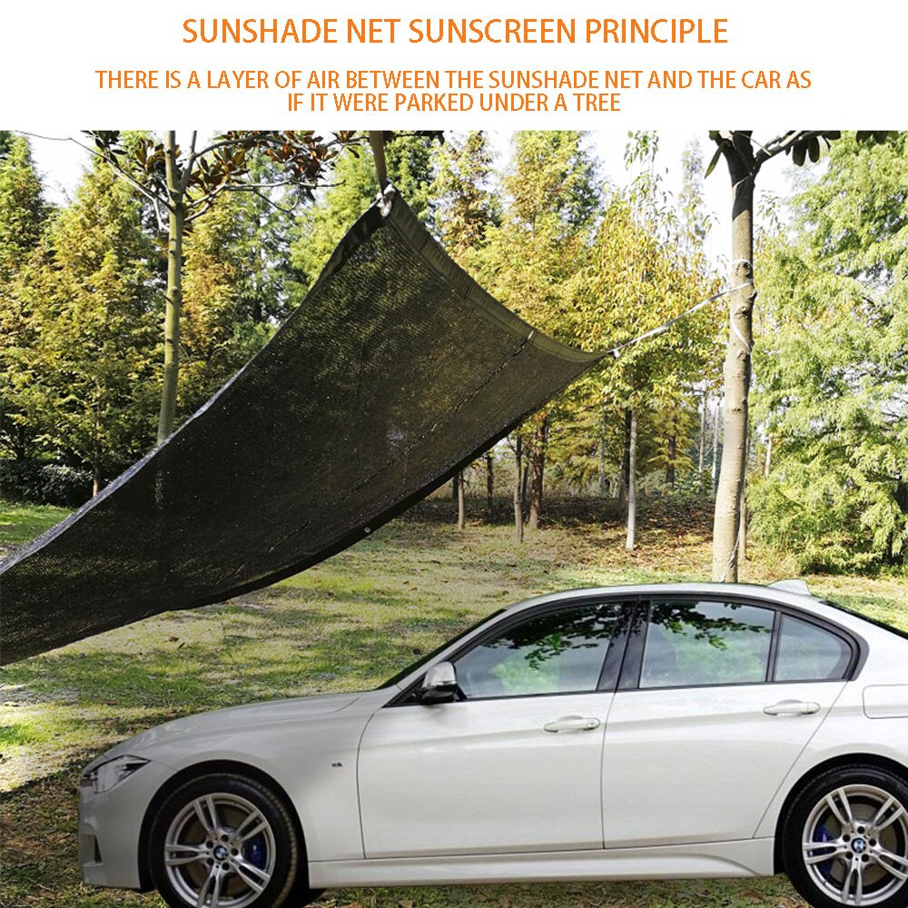 Outdoors PE Shelter Awning Sunscreen Portable Durable Flower Plants Swimming Pool Balcony Shed Practical Garden Shed Shade Net