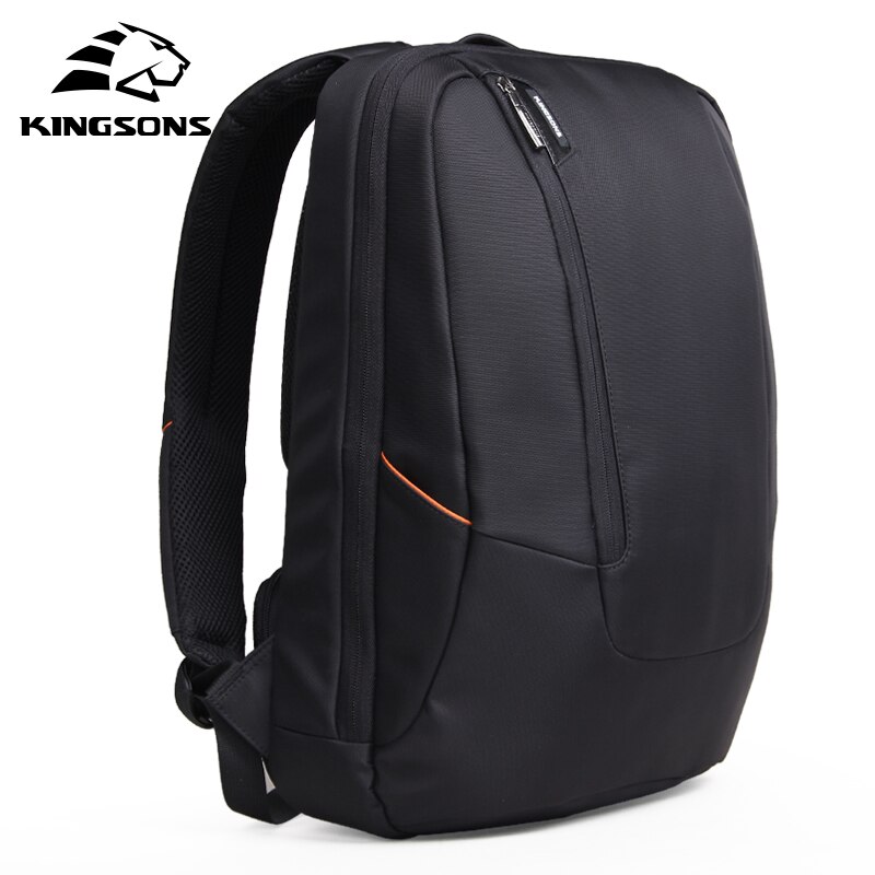 Kingsons Candy Black Laptop Backpack Man Daily Rucksack Travel Bag School Bags 14 Inch Women Bagpack Mochila Feminina