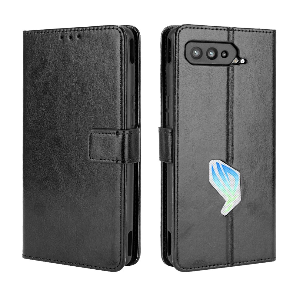 Voor Asus Rog Telefoon 5 Case Classic Flip Luxe Pu Leather Phone Case Voor Asus Rog Telefoon 5 Rog 5 rog5 Case Cover 6.78"