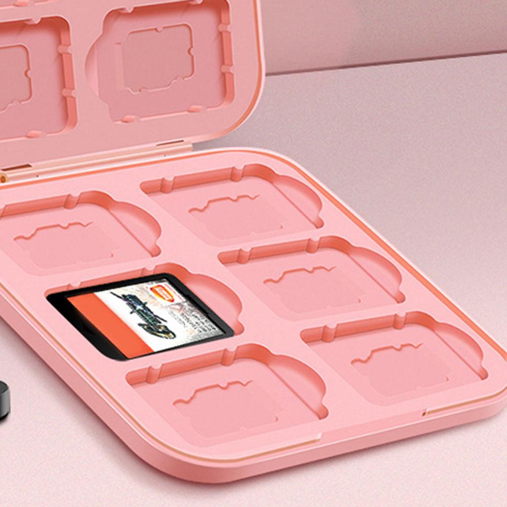 Voor Schakelaar 24 Game Cassette Opvallende 24 Game Houder Soft Liner Abs Compact Size 24 Card Box Handig game Case