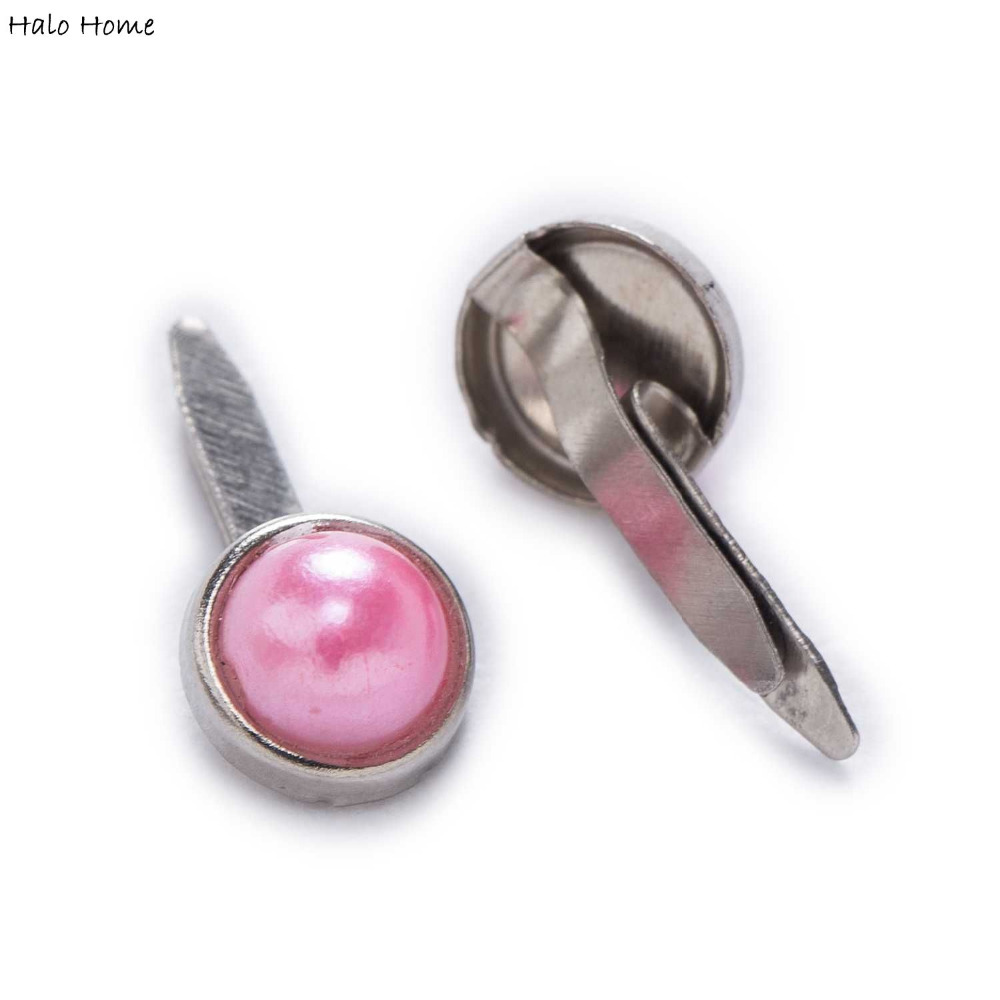 20Pcs Brads Mixed Fastener Metal Scrapbooking Embellishment Handmade Crafts Card Making Decorative DIY Rivets 6mm