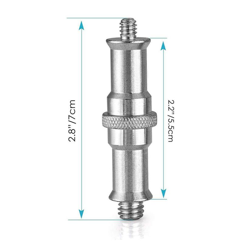 1/4 3/8 Spigot Stud Male Adapter Metal Camera Screw Flash Photo Light For Umbrella Tripod Tool Studio Hand Accessory Photog Q6D2