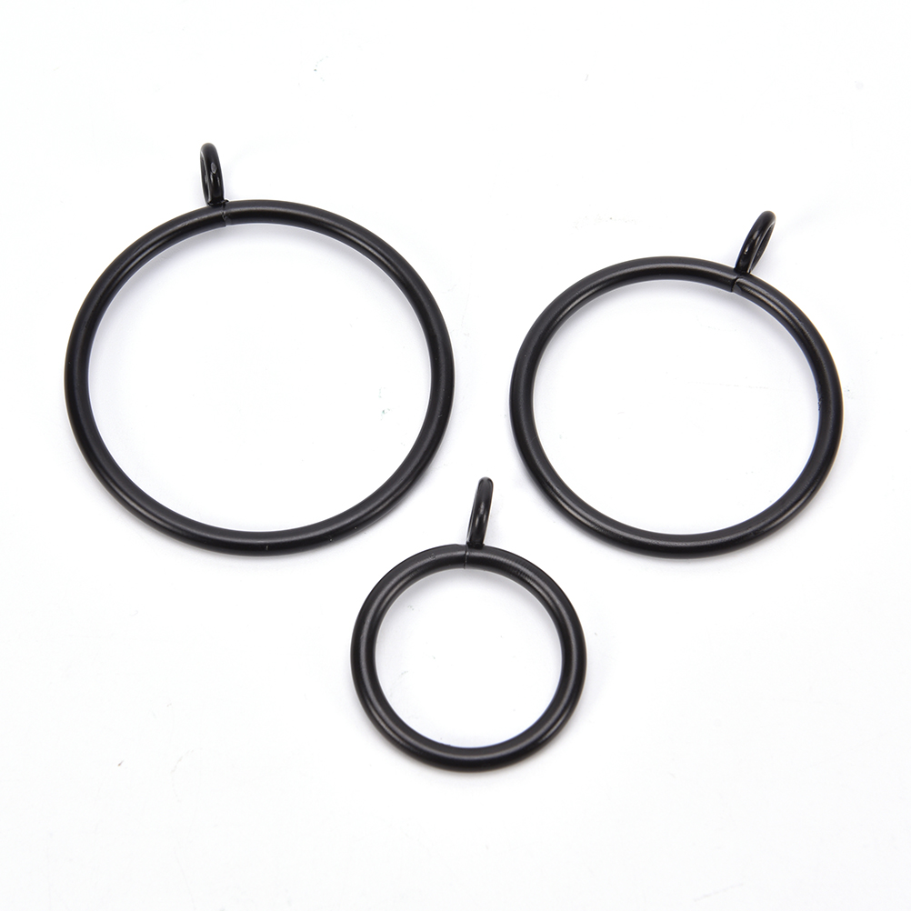 10 25/28/38/45/55mm gardinstänger i metall, upphängningsringar, viktiga hemprodukter