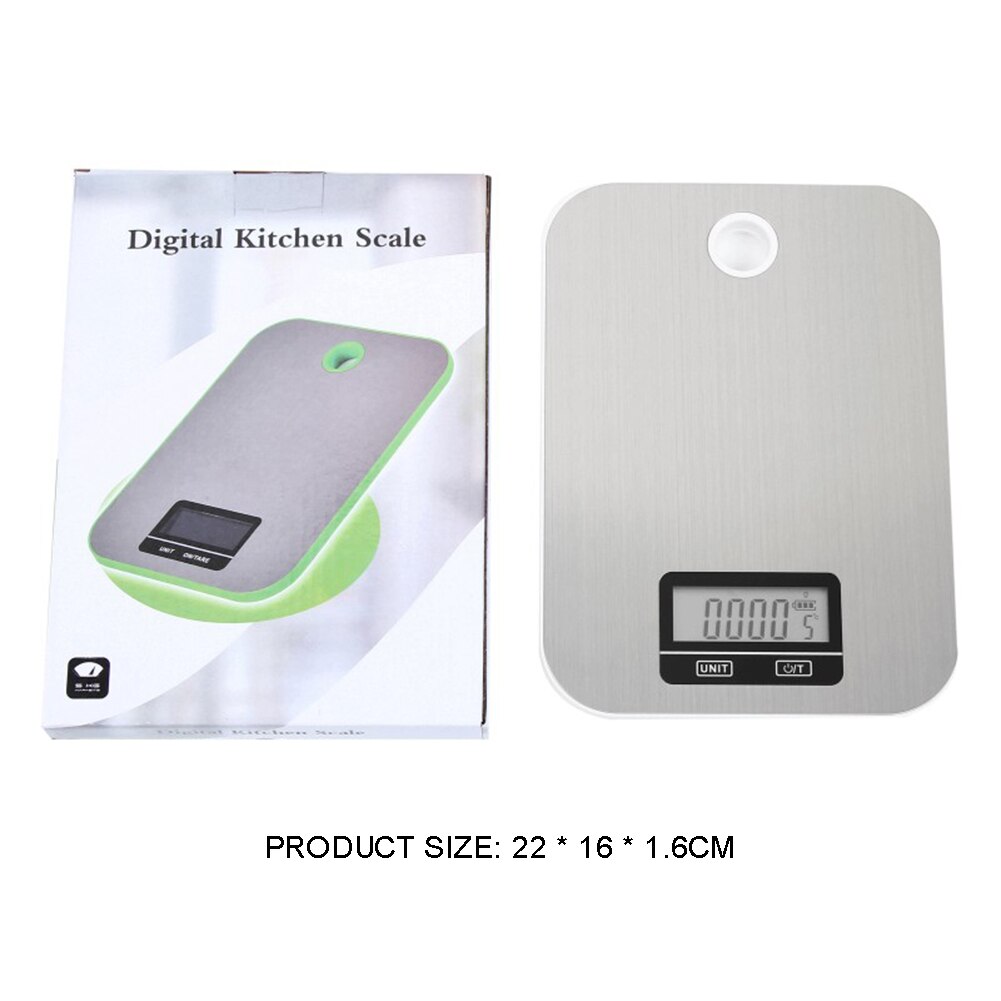 5kg/1g Kitchen Scale Set Scales Kitchen Measuring Stainless Steel Electronic Food Accessories for Weight Measuring