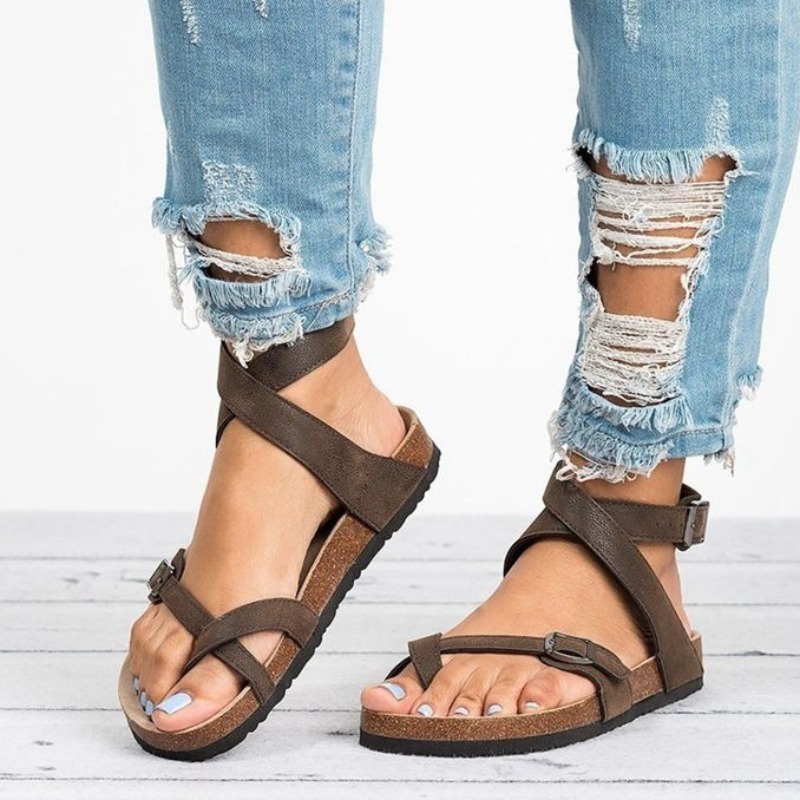 Vrouwen Sandalen Zomer Slippers Mode Rome Schoenen Vrouwen Klassiekers Platform Wiggen Hak Dames Enkelband Gladiator Sandalias
