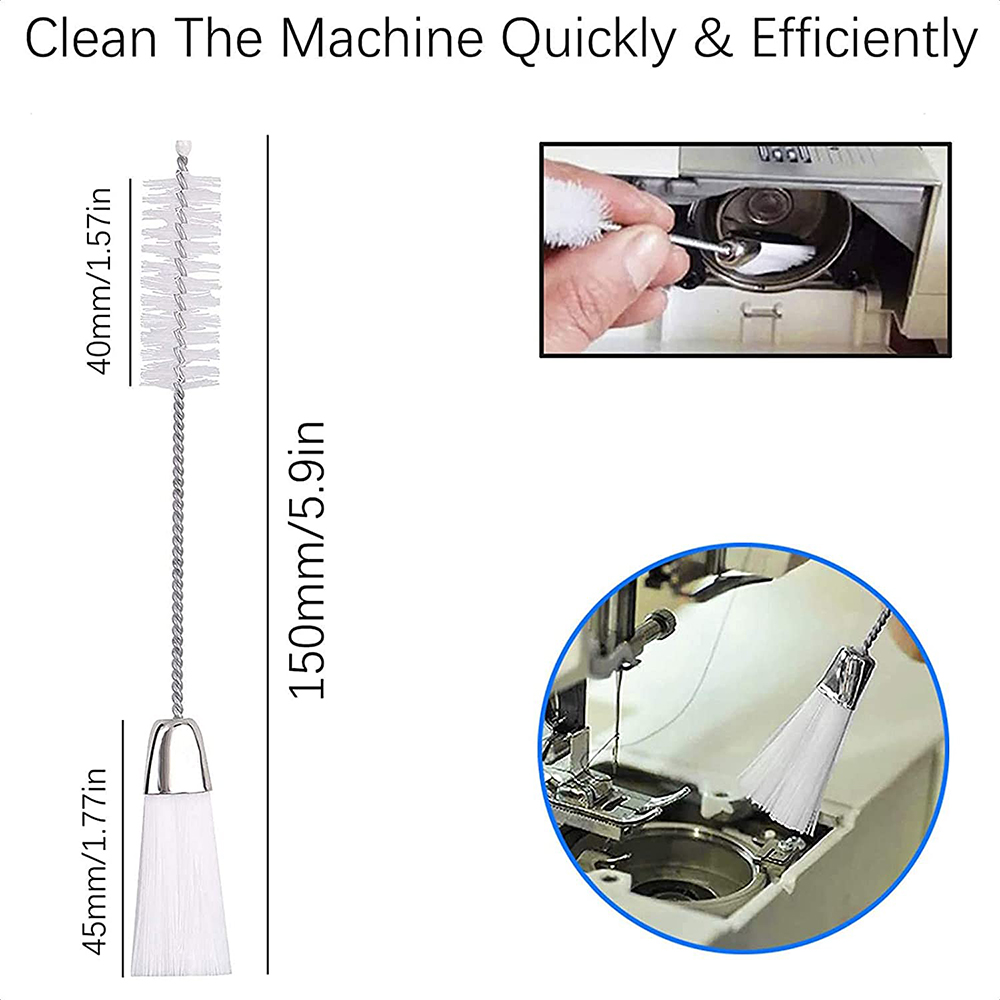 D&amp;D 6pcs/set Sewing Machine Repair Kit Mini Sewing Screwdriver Sets&amp;Double Headed Lint Brush Sewing Accessories