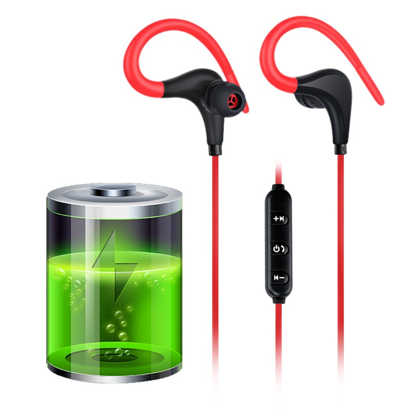 Sport oordopjes koptelefoon voor iphone  xs 8 7 xiaomi 6 5 smartphone draadloze koptelefoon oorhaak bluetooth oordopjes microfoon headset