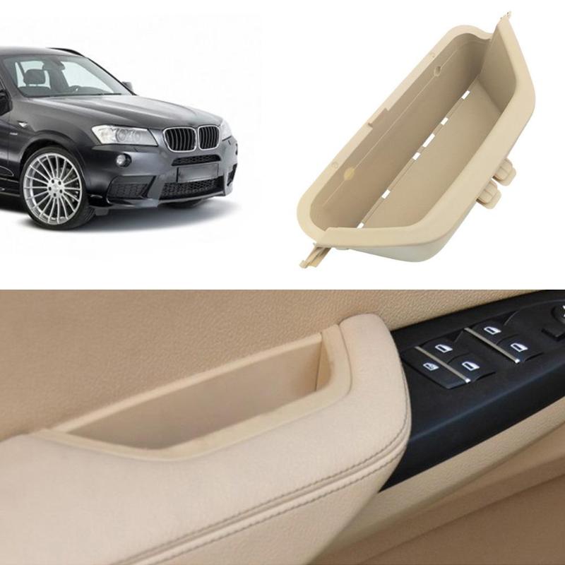 Auto voorste linker deur binnenzijde handgreep afdekking met opbergvak auto-styling accessoires voor bmw  x3 f25 x4 f26 11-17