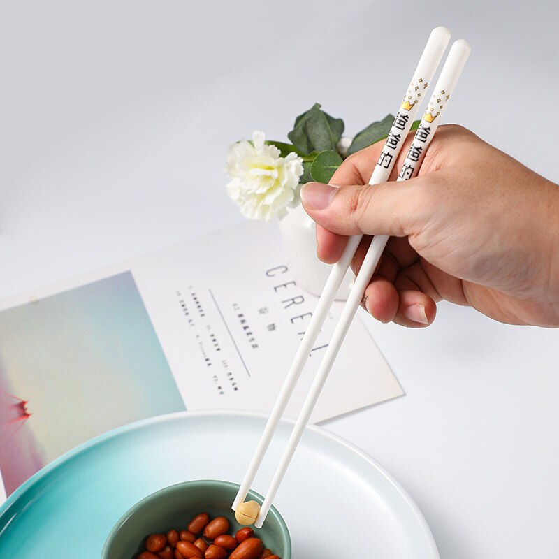 Keramik Stäbchen Mehrweg Stäbchen Spülmaschine Sicher Geschirr Sushi Stock 24,5 cm Lebensmittel Stock Geeignet Für Gaststätten