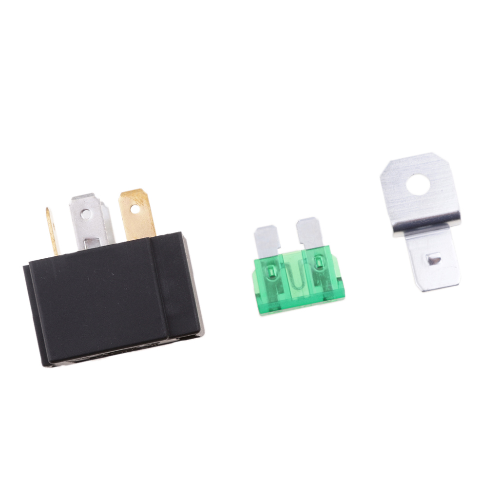 Bil automotive 4 pin 12 volt 30 amp sikringsrelæ normalt åben kontakt