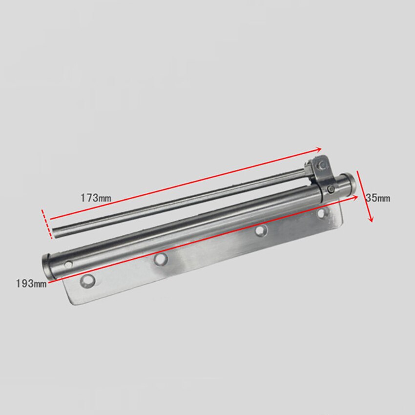 Fire Rated Door Hardware Furniture Adjustable Door Closer Stainless Steel Automatic Spring Latch Hinge For Home Office