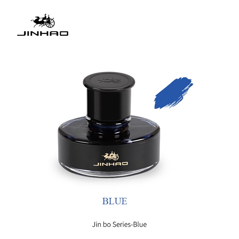 jinhao Bottle Pure Colorful 50ml Fountain Pen Ink for Refilling Inks Stationery School Office Supplies: BLUE
