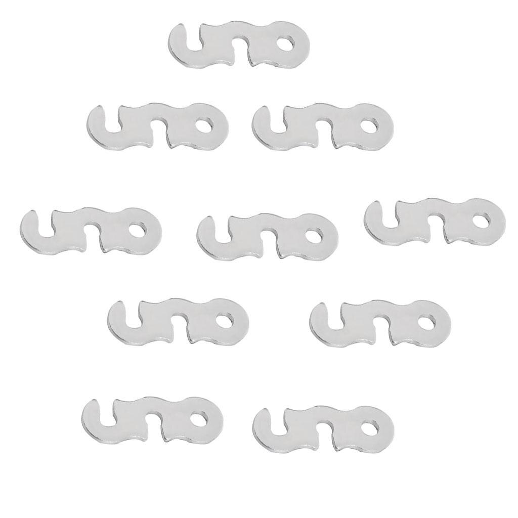 10 x camping tent line tensioner tent cord tensioner three-hole tensioner